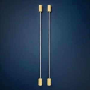 Pair of Double Ended Fire Eating Hollow Vapor Torches