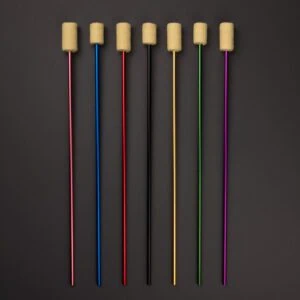 Pair of Colourful, Anodised Fire Eating Hollow Vapor Torches