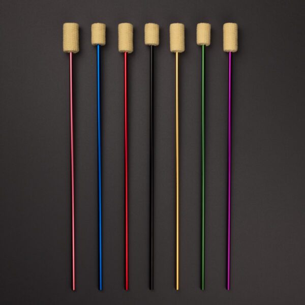 Pair of Colourful, Anodised Fire Eating Hollow Vapor Torches