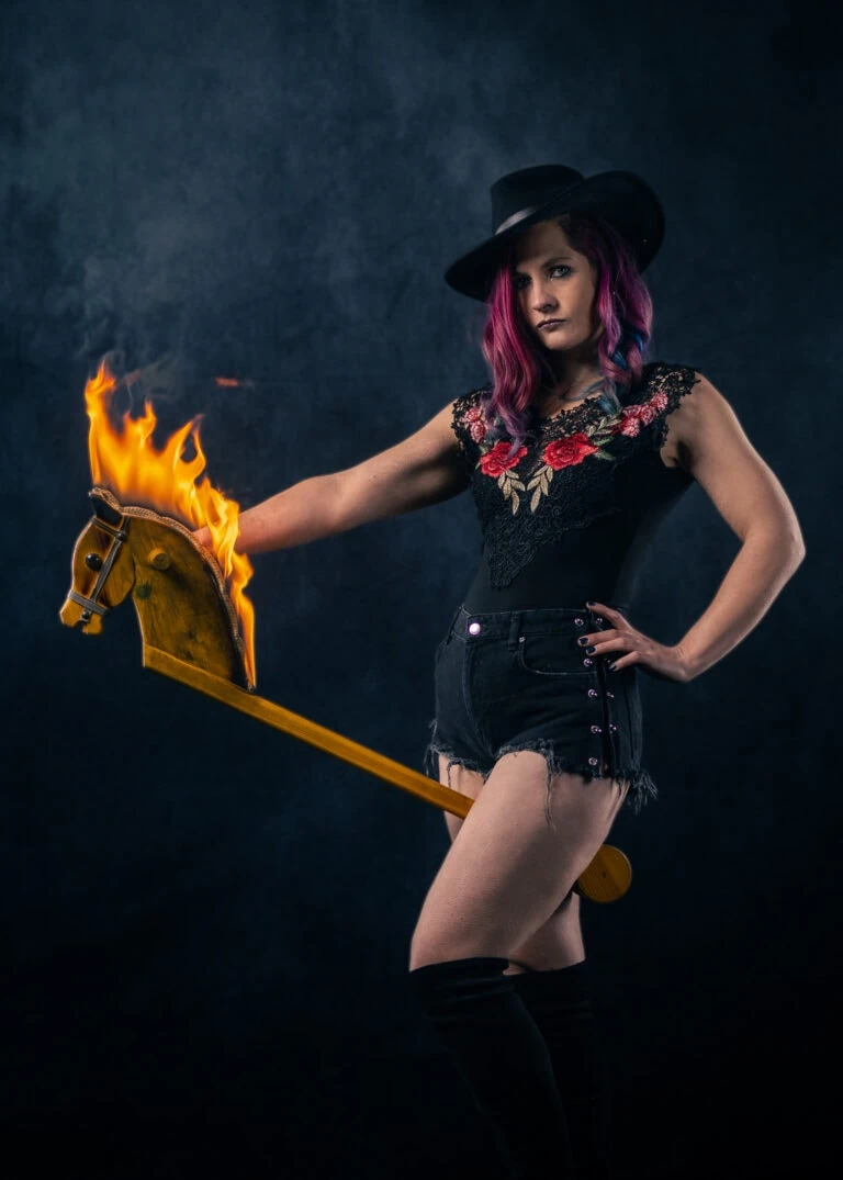 Fire hobby horse